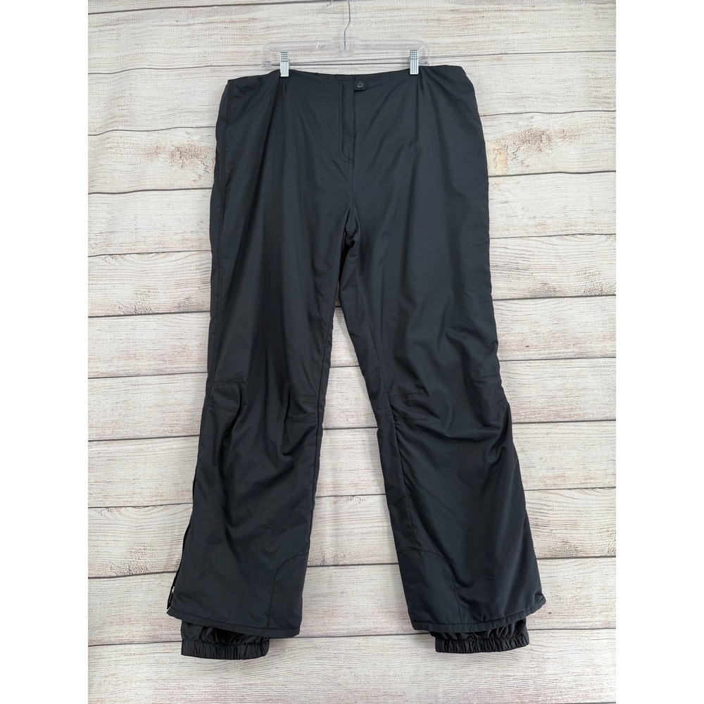 Obermeyer Freedom Pant Men 16 Black Ski Snowboard Winter Trousers 65132